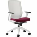 9To5 Seating Task Chair, Full Synchro, 25.5inx25.5inx37in-41.5in, GY/Dove NTF3160Y3A23GDO